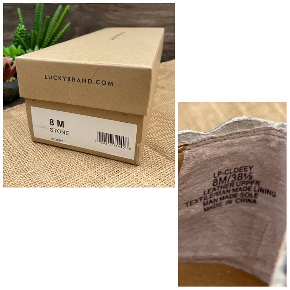 NIB Lucky Brand Cloeey Scalloped Leopard Flat - Picture 2 of 12